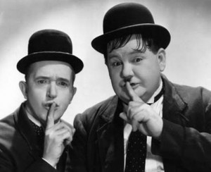 Stan Laurel en Oliver Hardy