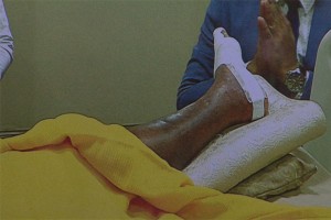 Abt Dhammachayo Geïnfecteerde voet
