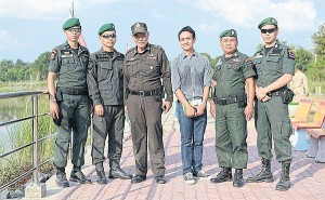 Titipol tijdens een bezoek van de UNDP ondersecretaris