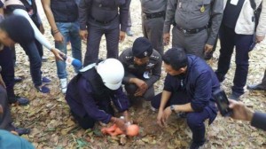 Levend begraven baby in Khon Kaen