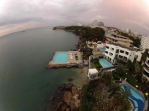 Golden Cliff Hotel met illegaal zwembad